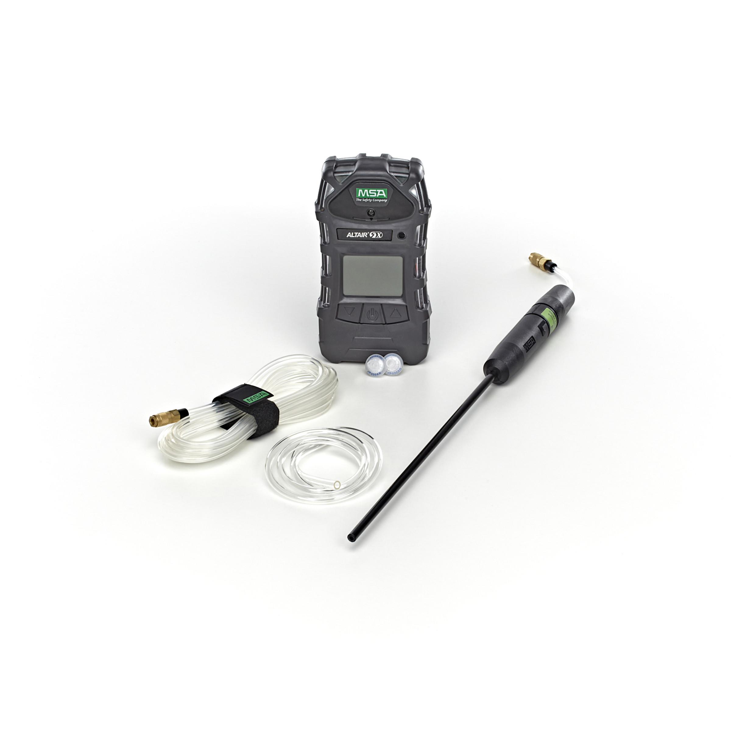 ALTAIR 5X Detector Mono (LEL,O2,CO,H2S,SO2), (UL), Charcoal, Standard, Monochrome Display, 10' Line, 1' Probe